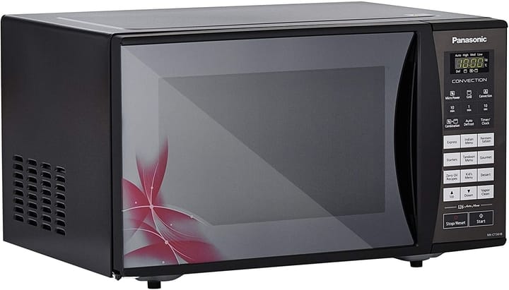 Panasonic 23L Convection Microwave Oven with Starter Kit (NN-CT36HBFDG 360° Heat Wrap)