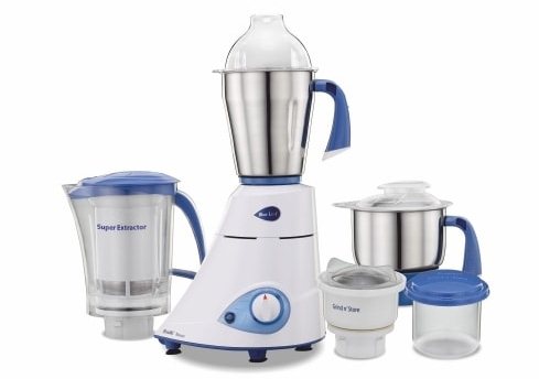 Best mixer grinders in India - Preethi Blue Leaf 750-Watt Mixer and Grinder with 3 jars