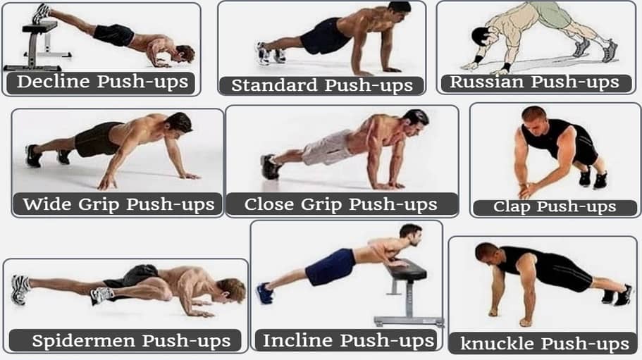 All push ups sets - Push-Ups exercise at home for men