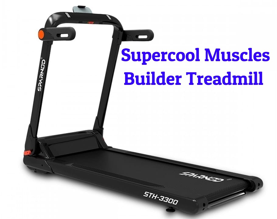 Sparnod Fitness STH-3300 (5.5 HP Peak) Automatic Treadmill