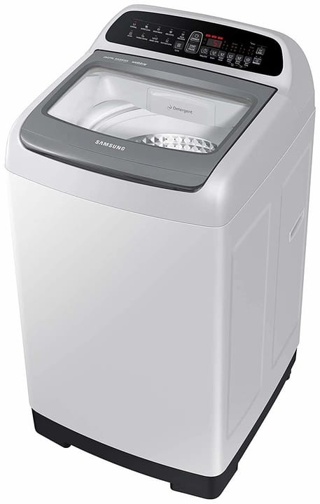 Samsung 6.5 Kg Inverter Fully-Automatic Top Loading Washing Machine (WA65T4262GGTL, Light Grey,wobble technology)