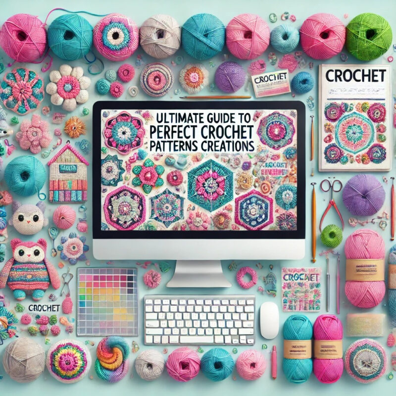 Generate the image of Ultimate Guide to Perfect Crochet Patterns Creations